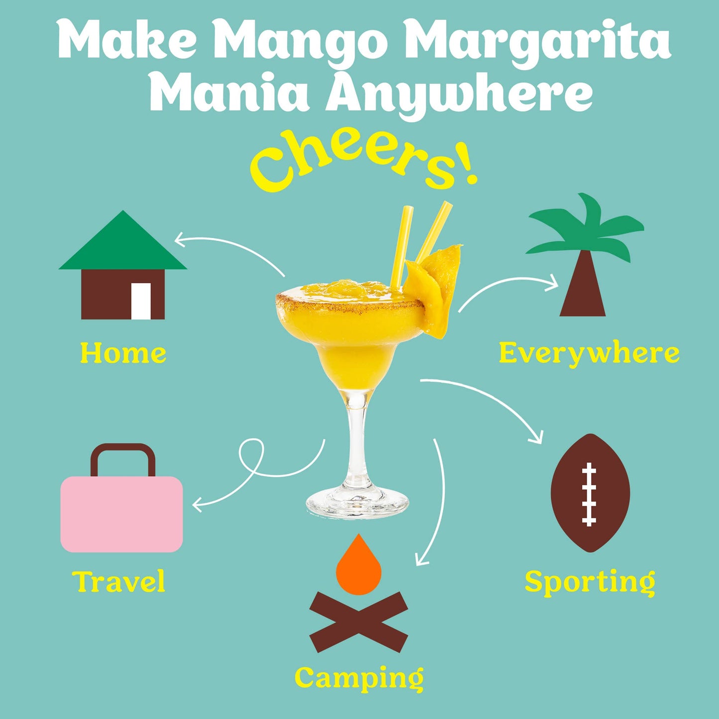 Craftmix - Mango Margarita Mixer - Single Packets