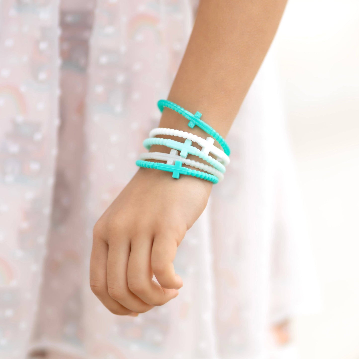 Ryan & Rose - Jesus Bracelets (silicone cross bracelets)