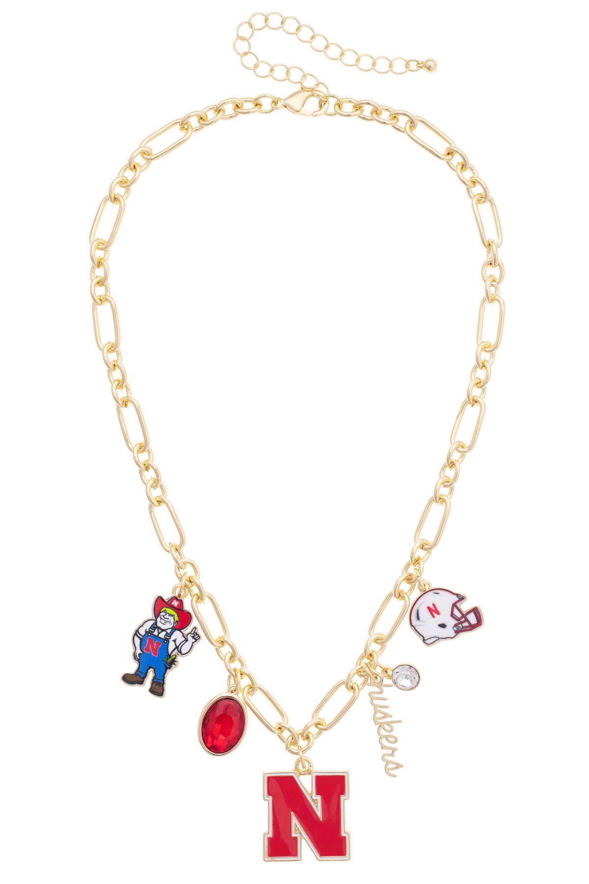 Canvas Style - Nebraska Huskers Gameday Charm Necklace