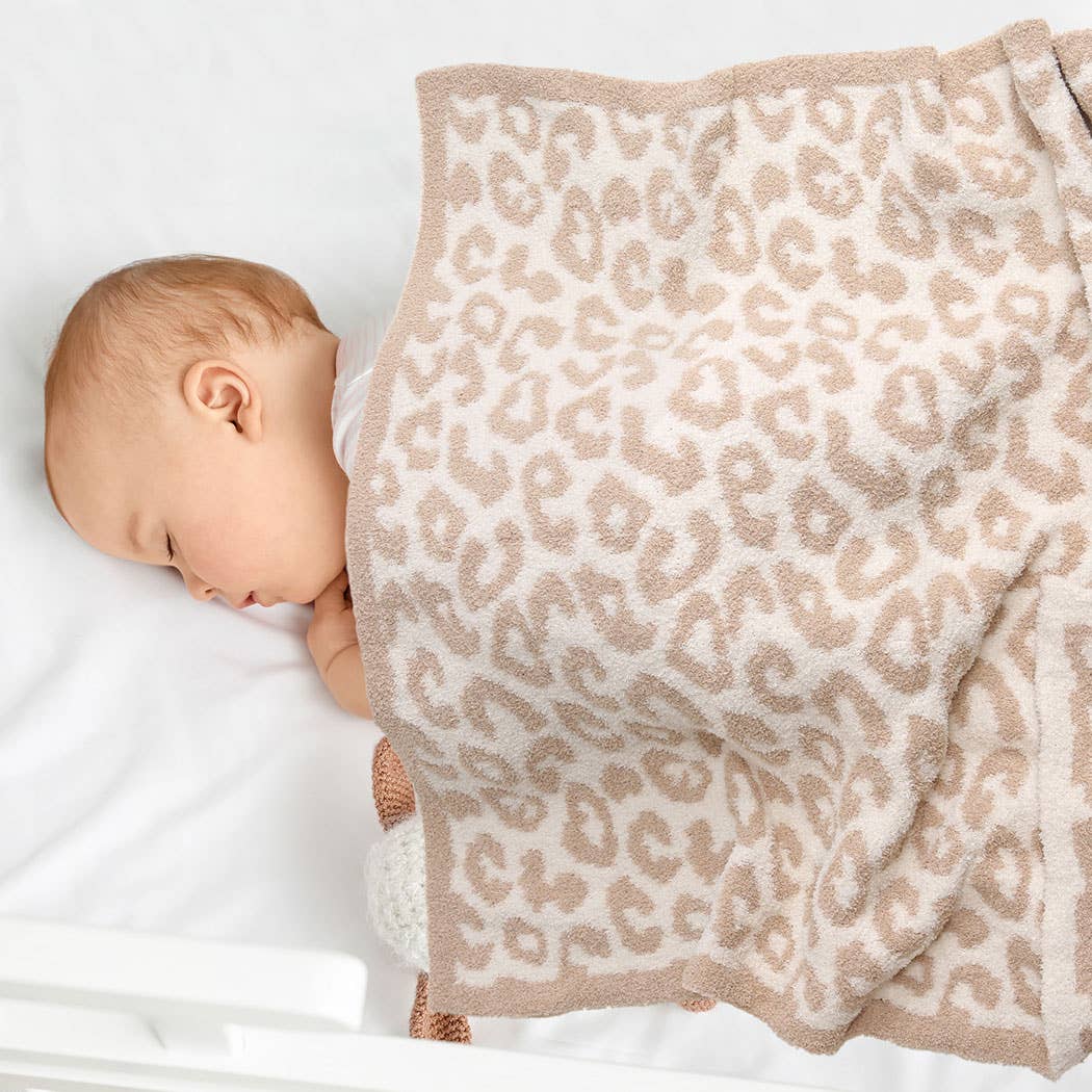 Kids Leopard Soft Throw Blanket