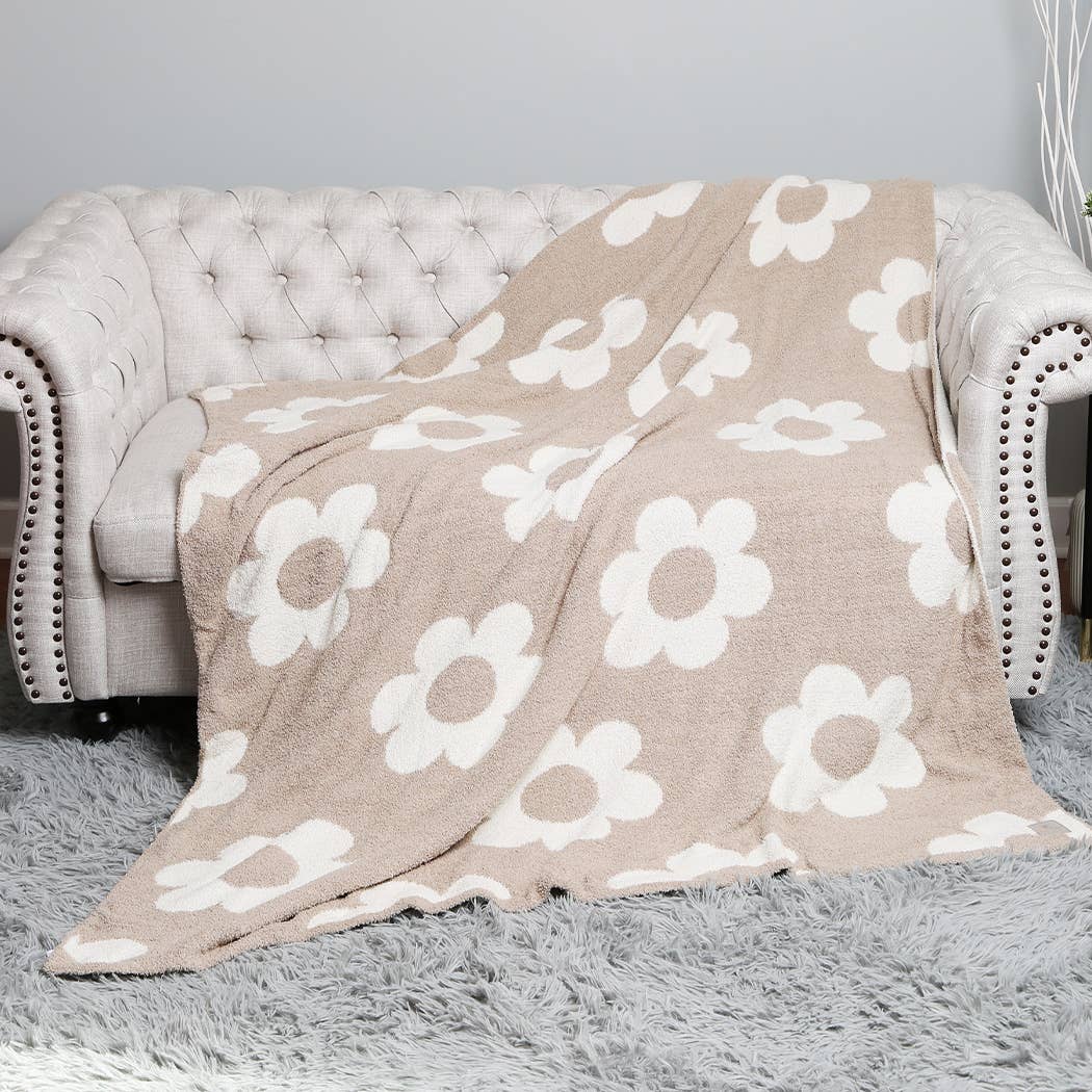 Fashion City-Daisy Pattern Soft Throw Blanket