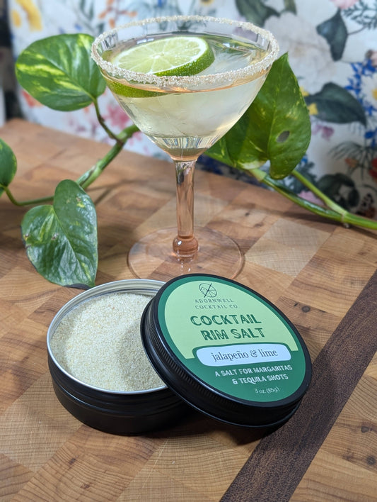 Adornwell Cocktail Co. - 3 oz. Jalapeño & Lime Rim Salt