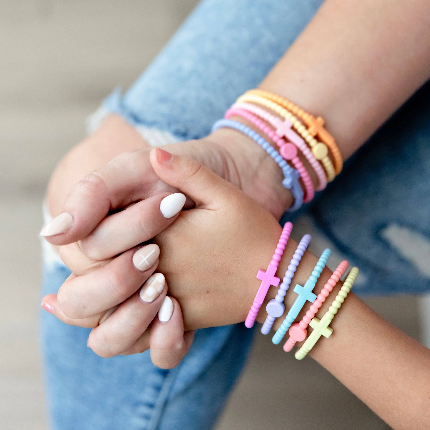 Ryan & Rose - Jesus Bracelets (silicone cross bracelets)