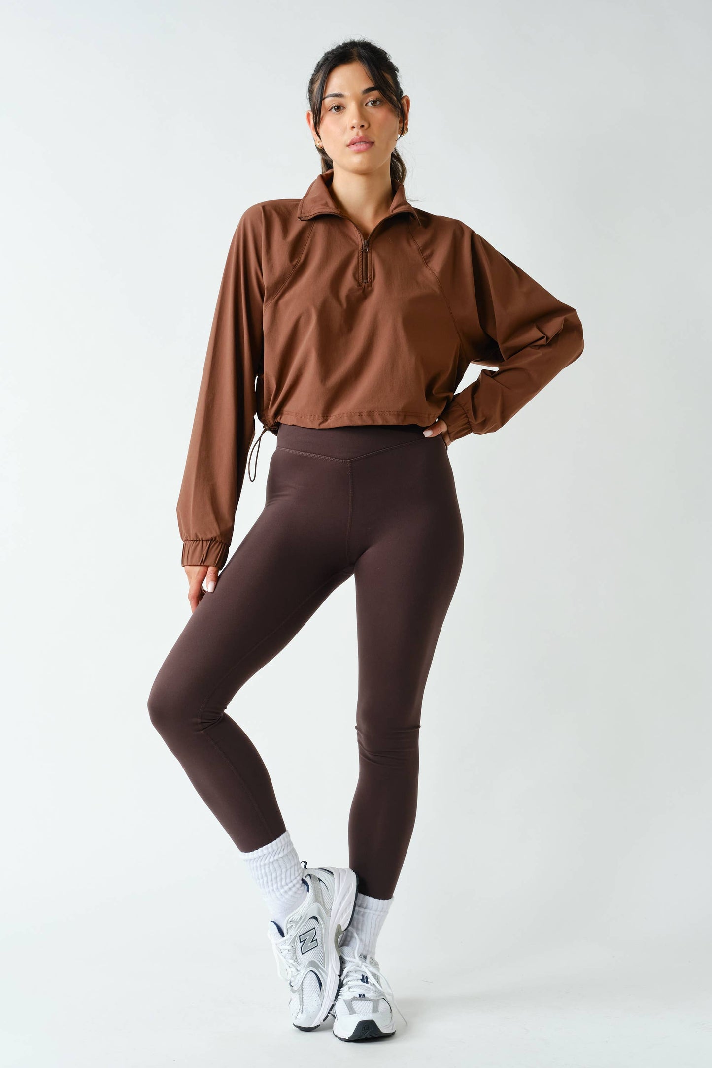 Mono B - Sculpt Half Zip Pullover