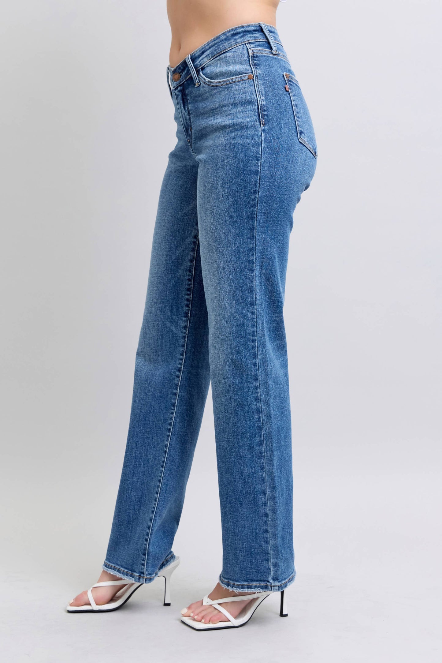 Judy Blue High Vintage Wash Straight Fit
