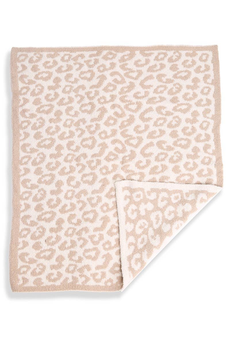 Kids Leopard Soft Throw Blanket