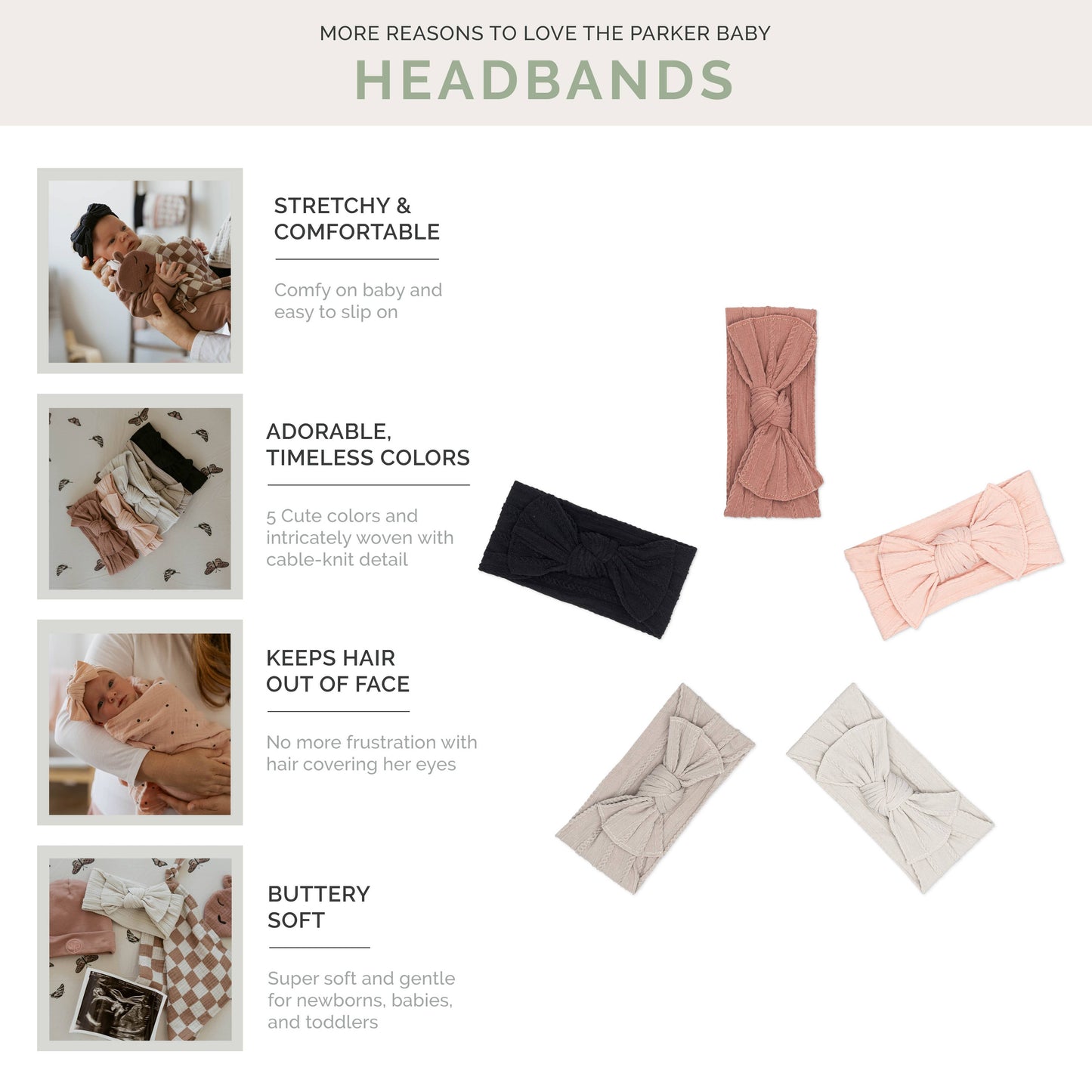 Parker Baby Co. Knotted Headbands