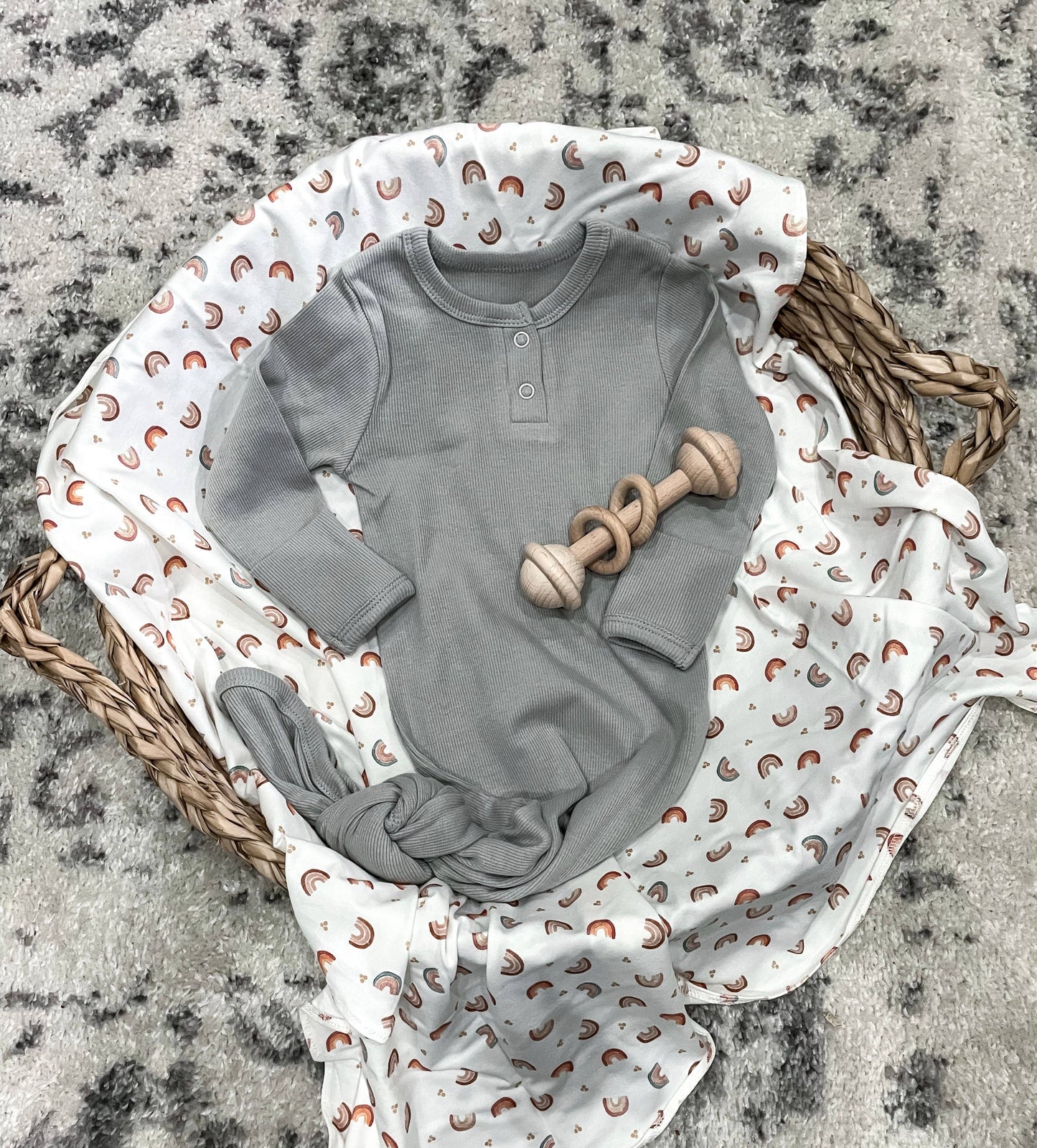 Boho + Babe - Knotted Baby Gown