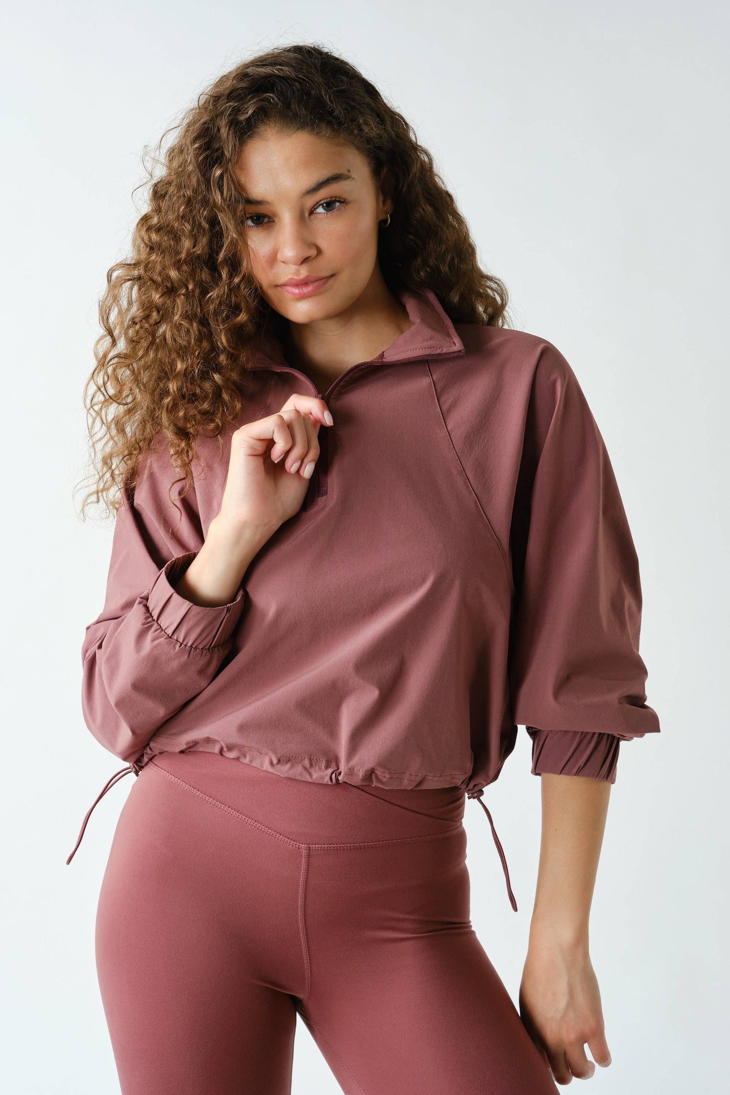 Mono B - Sculpt Half Zip Pullover
