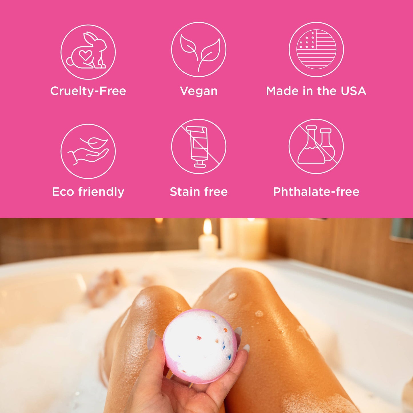 Two Sisters Spa - Birthday Cake Bath Bomb for Kids