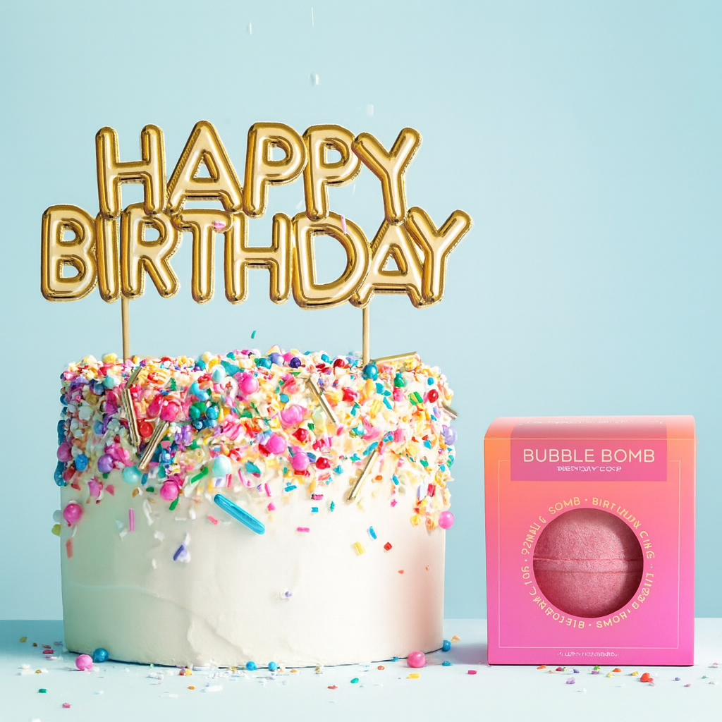 Two Sisters Spa - Birthday Cake Bath Bomb for Kids