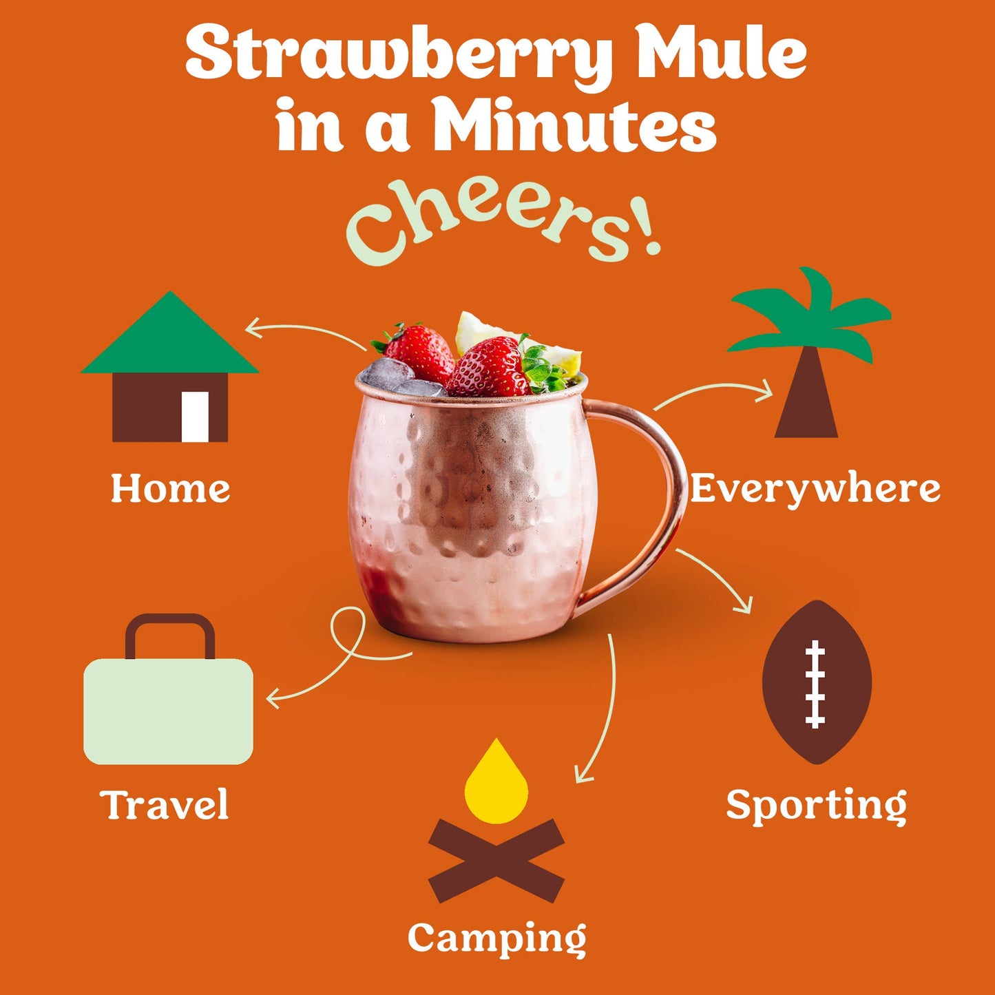 Craftmix - Strawberry Mule Cocktail / Mocktail Mixer