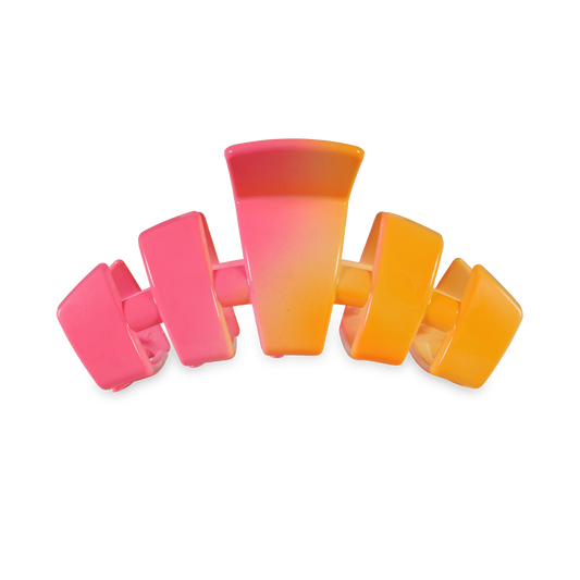 TELETIES - Classic Hair Clip | Medium | Day Rave
